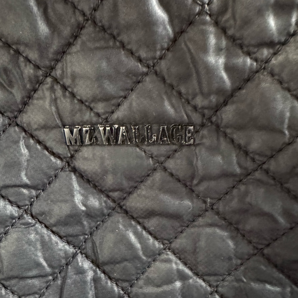 MZ Wallace Quilted Dark Gray Bag